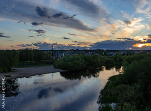 river landscape in Belarus 