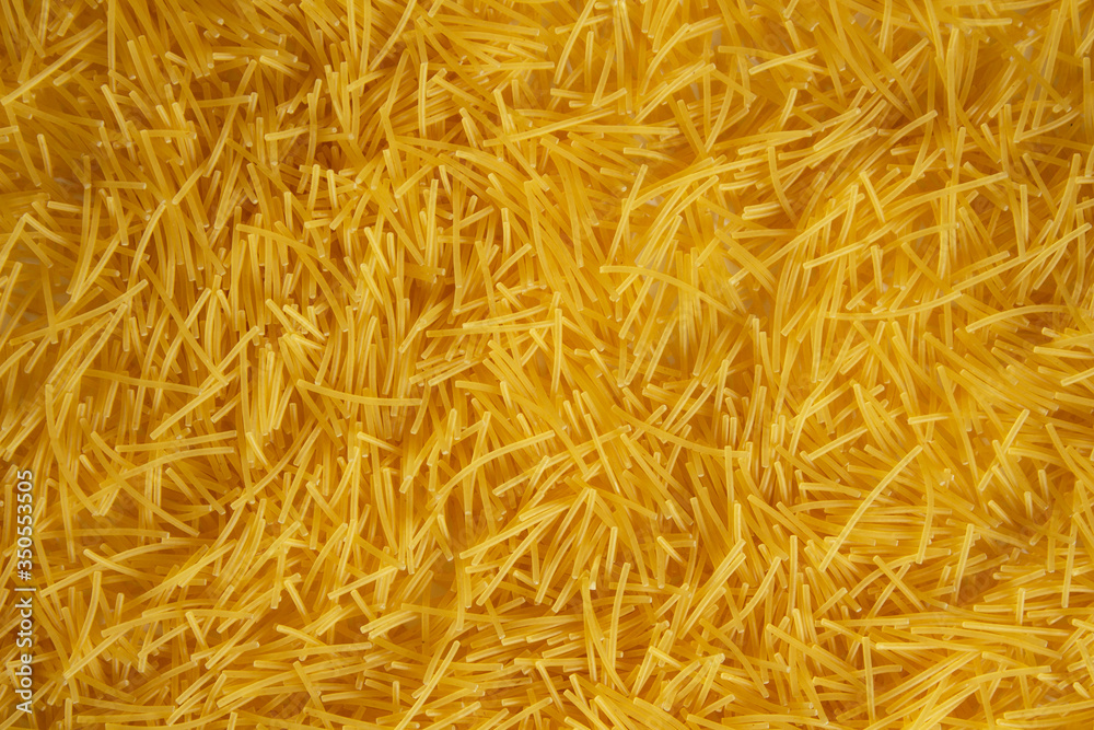 Background of texture vermicelli pasta Background of texture vermicelli pasta