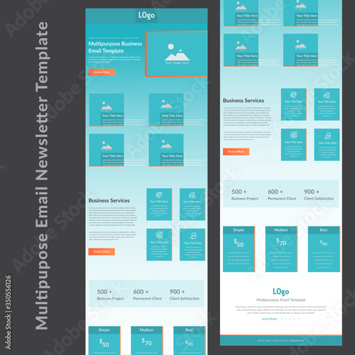 latest creative multipurpose business promotional email newsletter template