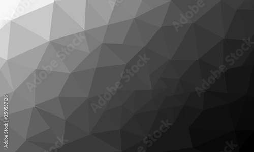 Foto low polygons and triangles abstract background illustration