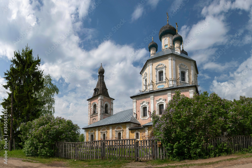 Transfiguration church (Preobrazhenskaya). Rogozha village (Seliger Region), Tver Oblast, Russia.