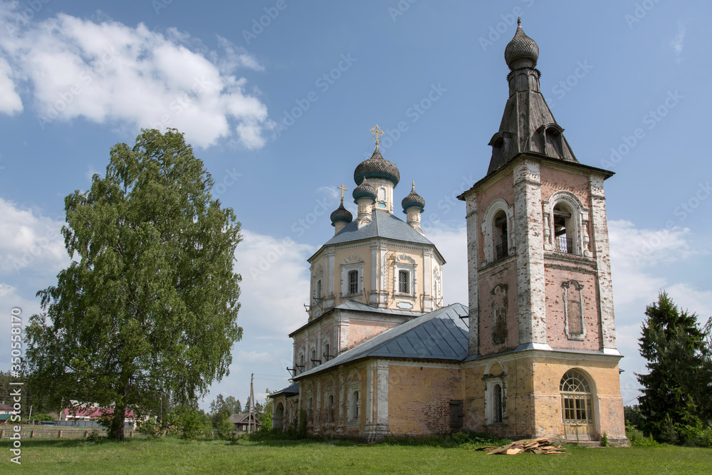Transfiguration church (Preobrazhenskaya). Rogozha village (Seliger region), Tver Oblast, Russia.