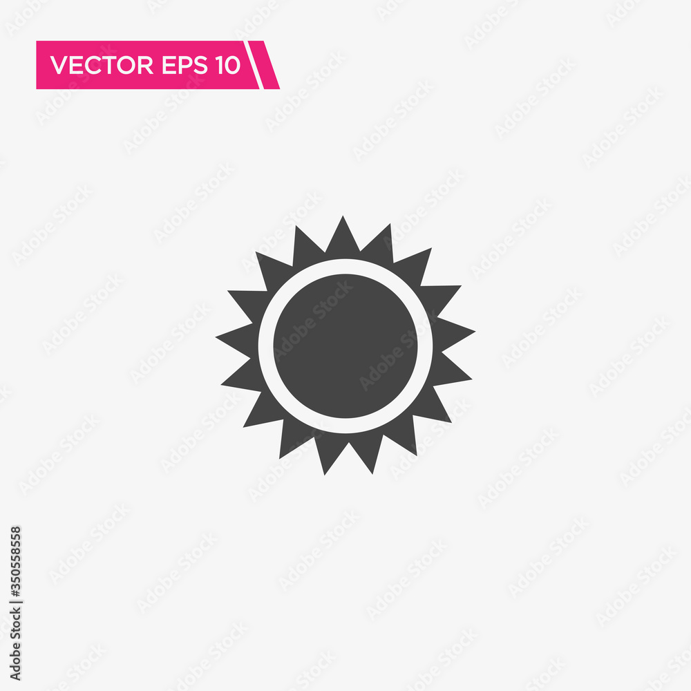 Sun Icon Design, Vector EPS10