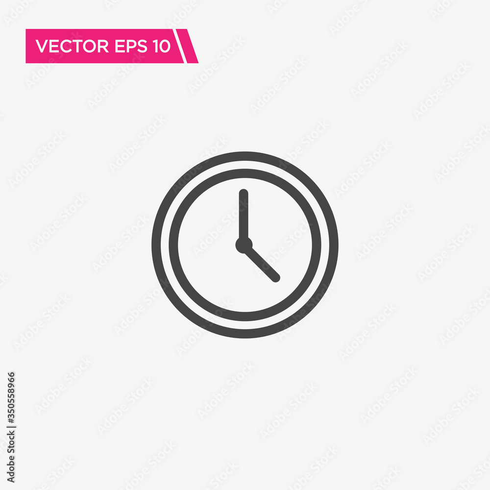 Clock Icon Design, Vector EPS10 Clock Icon Design, Vector EPS10