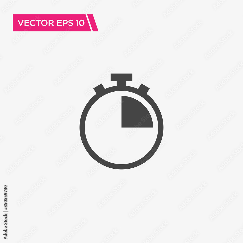 Stopwatch Icon Design, Vector EPS10 Stopwatch Icon Design, Vector EPS10