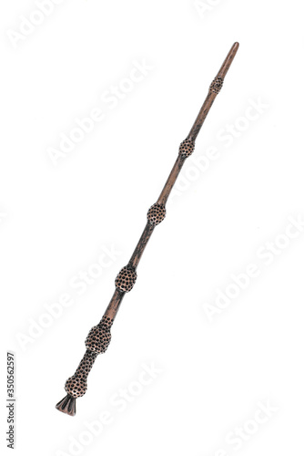 Foto magic wand ,elder wand  isolated on white background