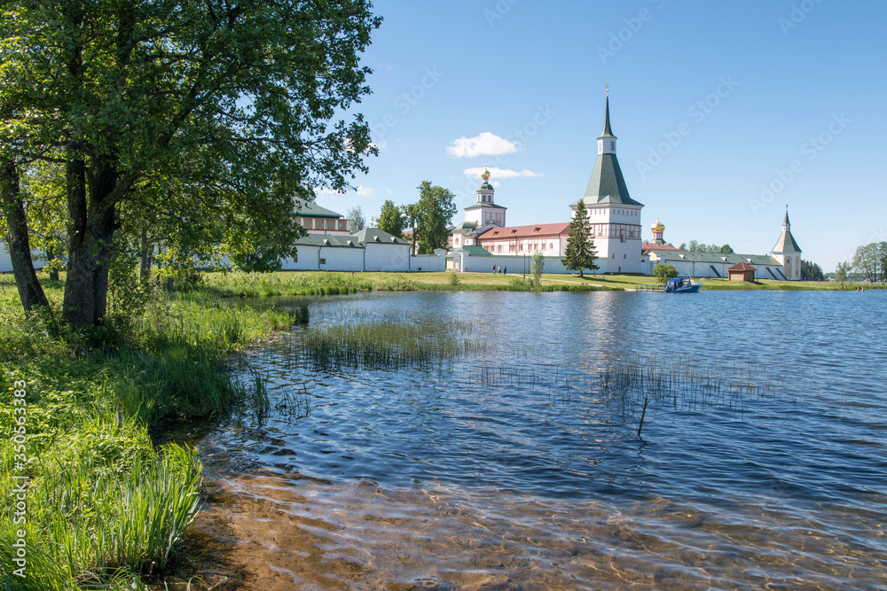 Valday Iversky Monastery. Lake Valdayskoye, Novgorod Oblast, Russia. Valday Iversky Monastery. Lake Valdayskoye, Novgorod Oblast, Russia.