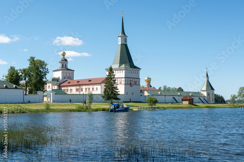 Valday Iversky Monastery. Lake Valdayskoye, Novgorod Oblast, Russia.