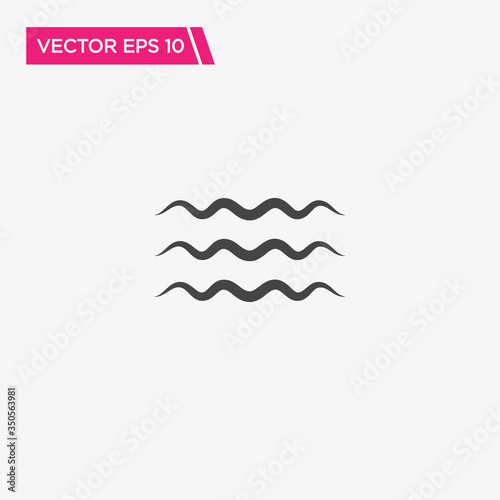 Wave Icon Design, Vector EPS10
