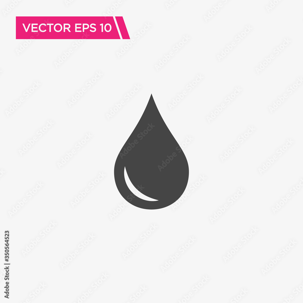 Water Drop Icon Design, Vector EPS10 Water Drop Icon Design, Vector EPS10