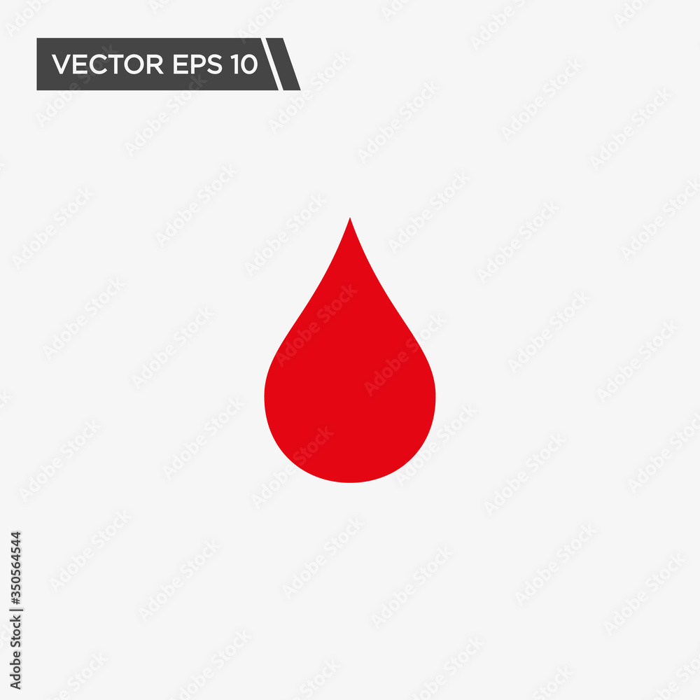 Fototapeta premium Blood Icon Design, Vector EPS10