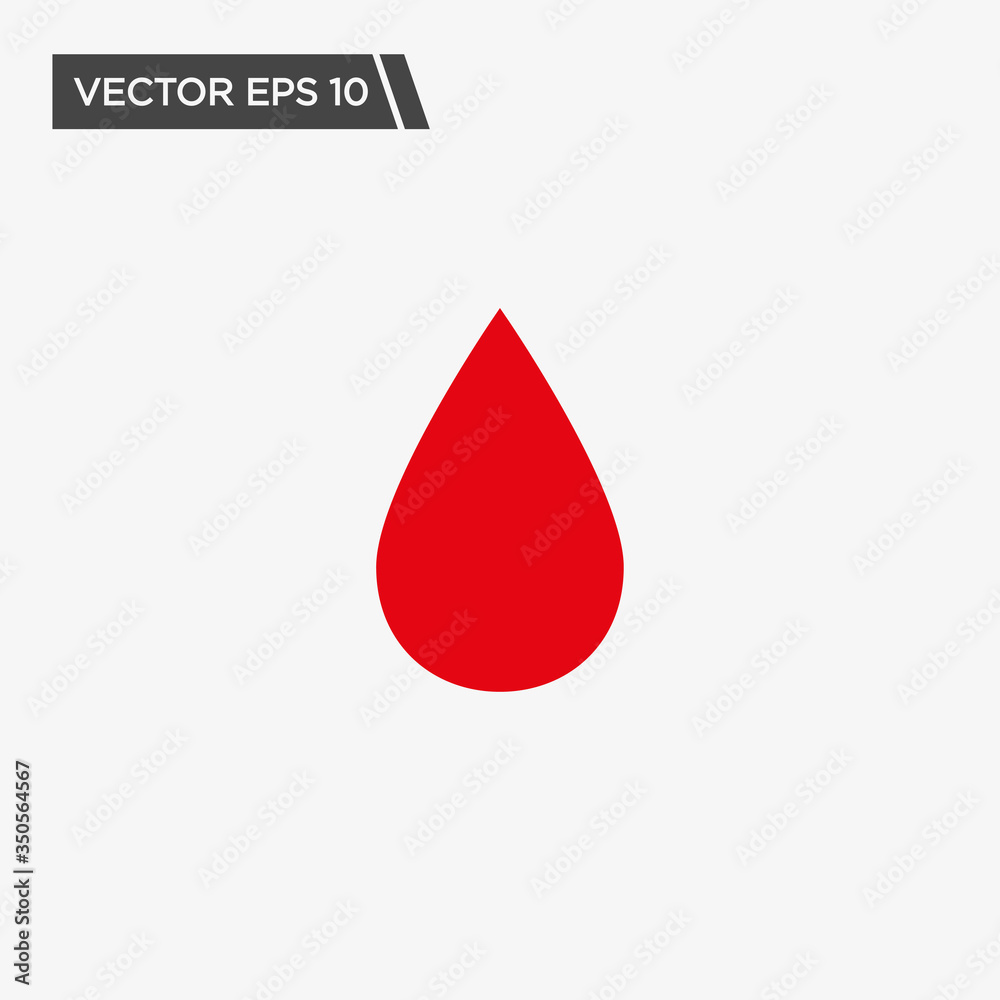 Fototapeta premium Blood Icon Design, Vector EPS10