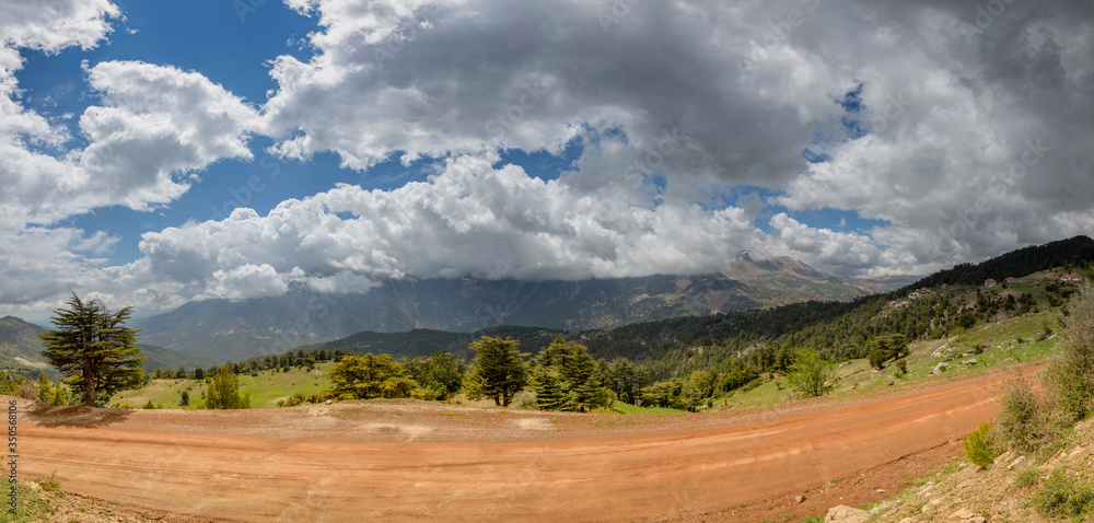 Spring view from Antalya mountains