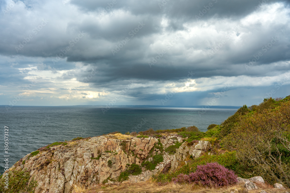 Rain clouds at the Swedish south west coast