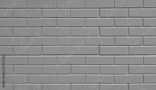 Gray brick wall texture background