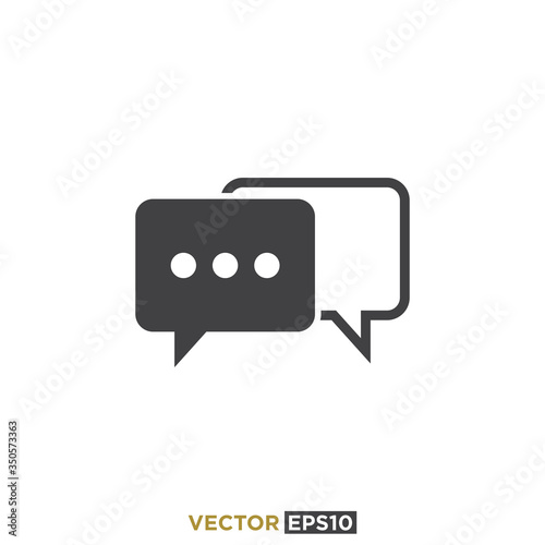 Chat Icon Design Vector Illustration
