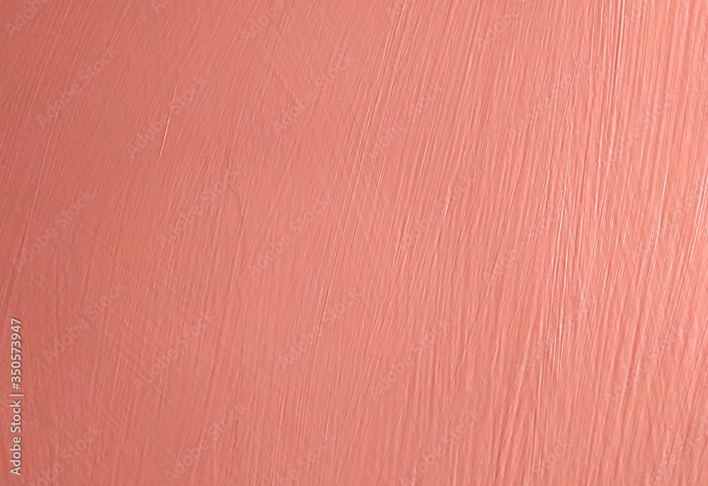 Fototapeta premium Pink painted surface with rough brush strokes