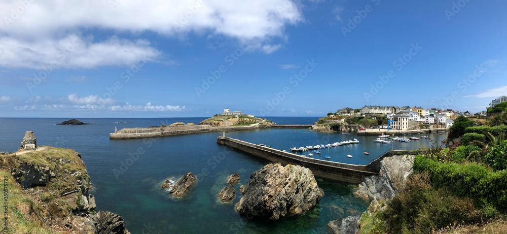 Obraz premium Landscape of the seaport of Tapia de Casariego, Asturias - Spain
