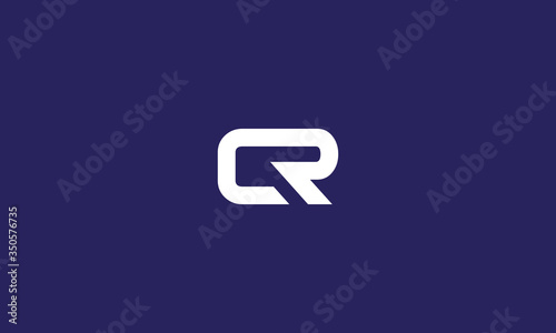 CR logo . letter c r logo design . creative and modern logo design.