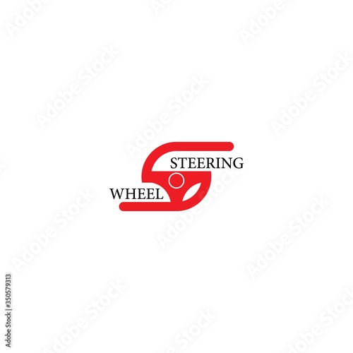 steering logo template vector icon design