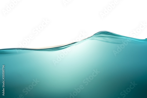 Obraz na plátně A wave of pure blue water, a symbol of freshness and ecology