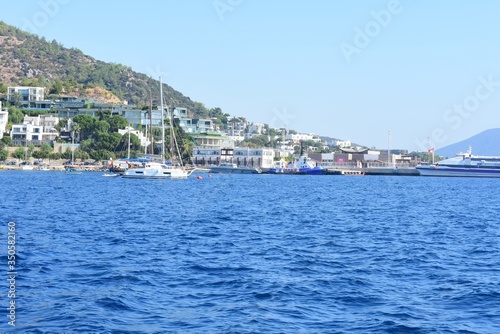 boat in the sea 