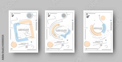 Flyer & Poster Cover Design in A4 Size Photo Template Illustration.