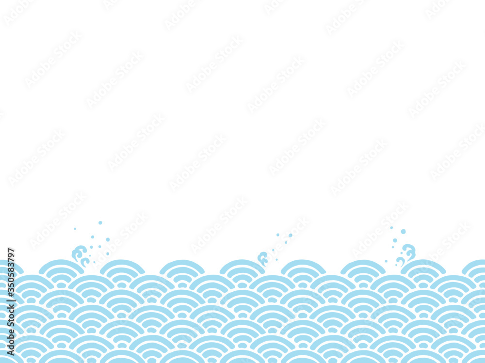 青海波和柄背景stock Vector Adobe Stock 青海波和柄背景stock Vector Adobe Stock