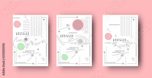 Flyer & Poster Cover Design in A4 Size Photo Template Illustration.