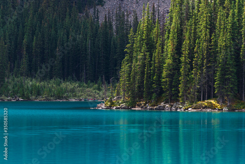 Moraine Lake nature scenery inside Banff National Park, Alberta, Canada © fruttuoso