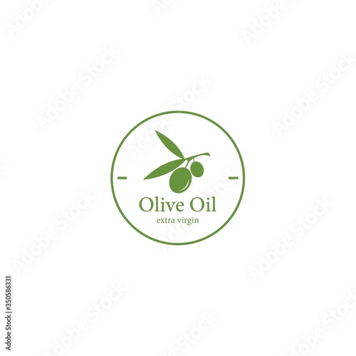 Olive oil logo template vector icon design