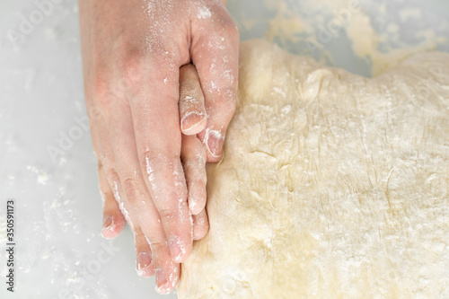 mom s hand and baby s hand, the dough