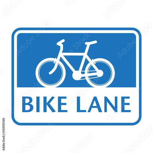 Bike Lane street sign