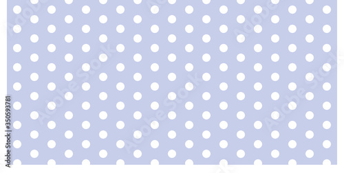 Foto Abstract retro polka dots pattern on periwinkle (crayola) background