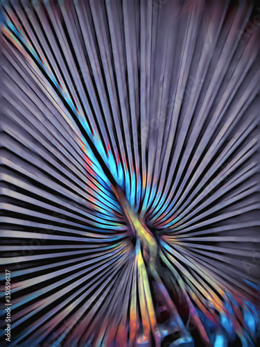 Foto Colorful bright abstract lines