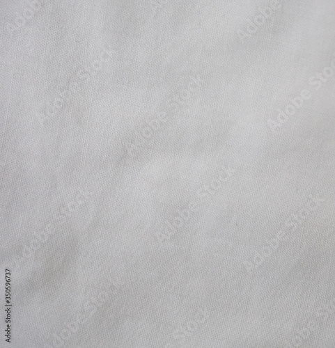 White natural fabric texture background