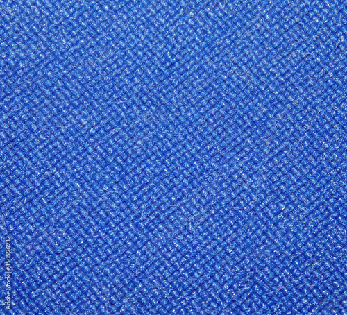 Blue fabric close-up texture background