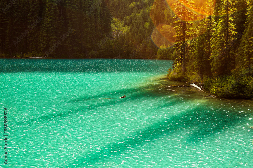 The Joffre Lakes, a landmark in BC Canada