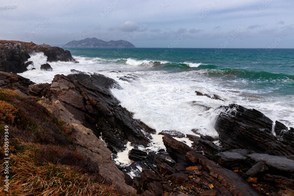 view of the cost in the north of spain