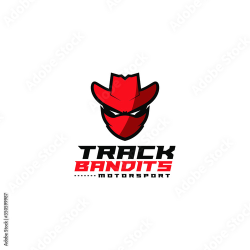 Bandit Face Mask Logo Design Vector Template Inspiration