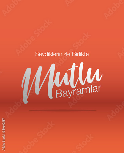 a message saying ' happy feast with your beloved ones' to celebrate ramadan feast or feast of sacrifice