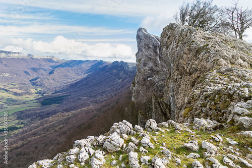 Lizarraga mountain pass in Navarra province, Spain photo