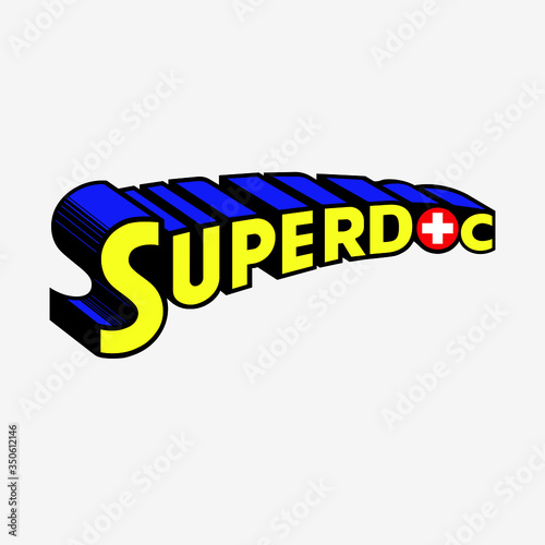 COVID-19 Coronavirus awareness - Superdoc logo and symbol