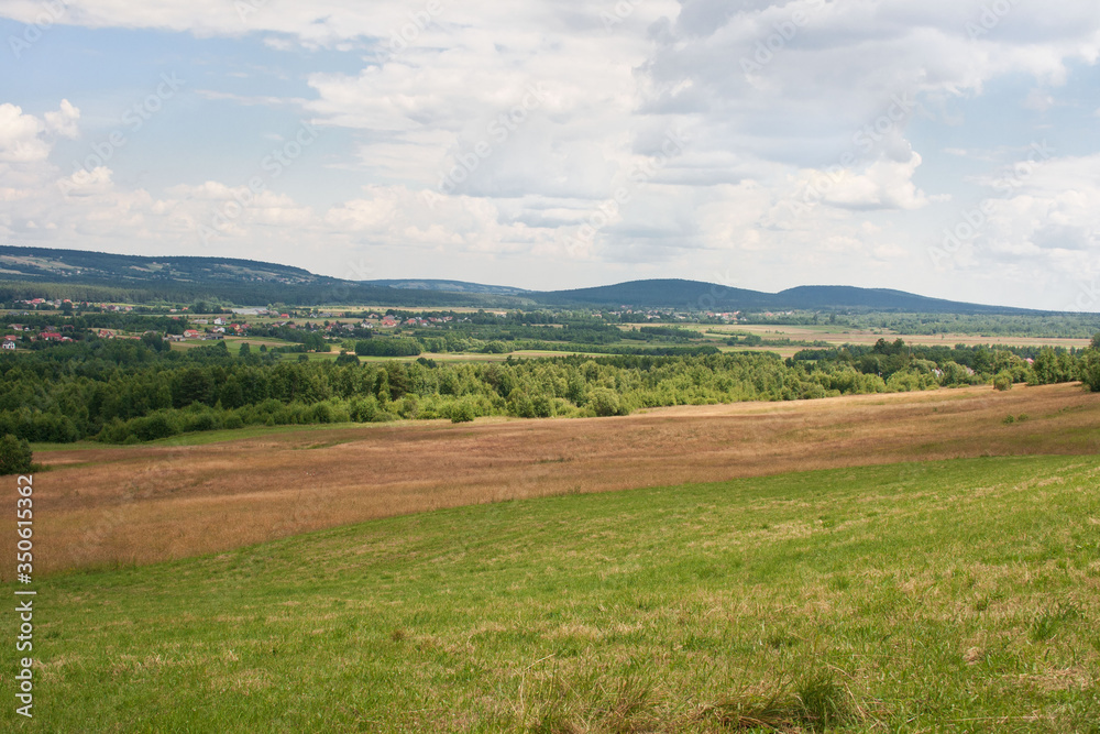 Landscape of the Świętokrzyskie Mountains