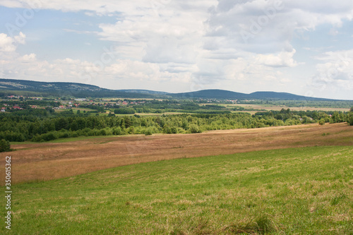 Landscape of the Świętokrzyskie Mountains