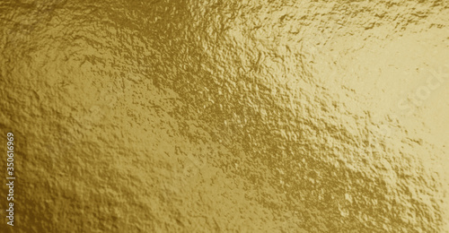 Gold foil texture background with uneven surface