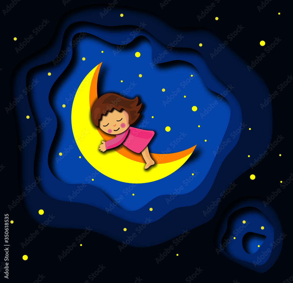 The girl on the moon The girl on the moon