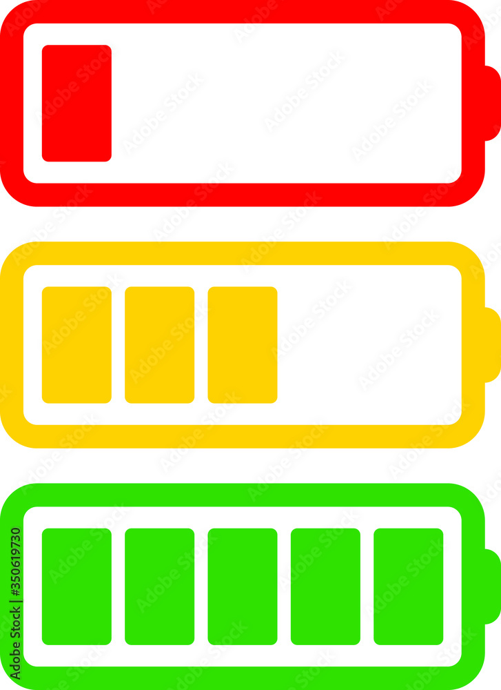 easy to use and edit illustration vector icon of battery life easy to use and edit illustration vector icon of battery life