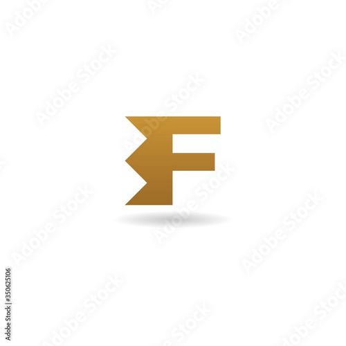 Free Download f letter logo design vector template - GFXLoad