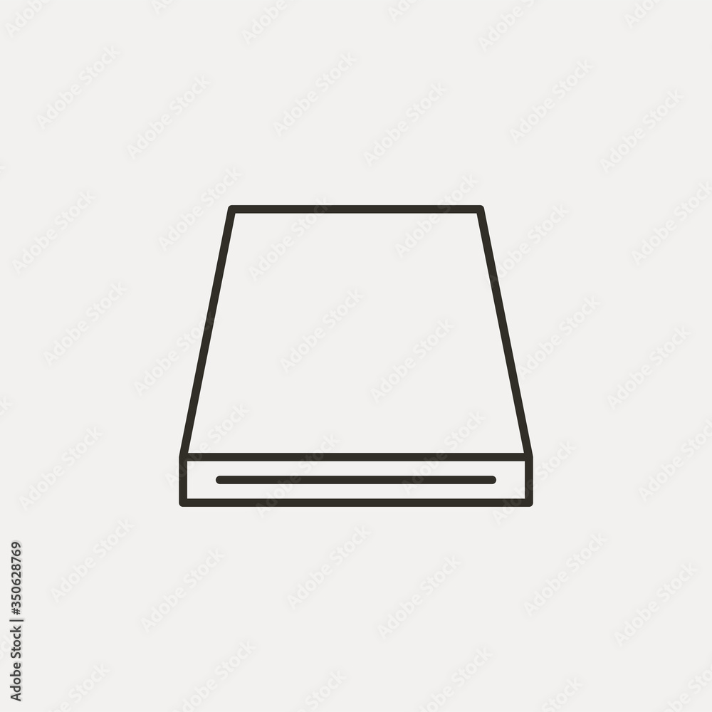 Hard drive icon isolated on gray background. Hard disk equipment symbol modern, simple, vector, icon for website design, mobile app, ui. Vector Illustration Hard drive icon isolated on gray background. Hard disk equipment symbol modern, simple, vector, icon for website design, mobile app, ui. Vector Illustration